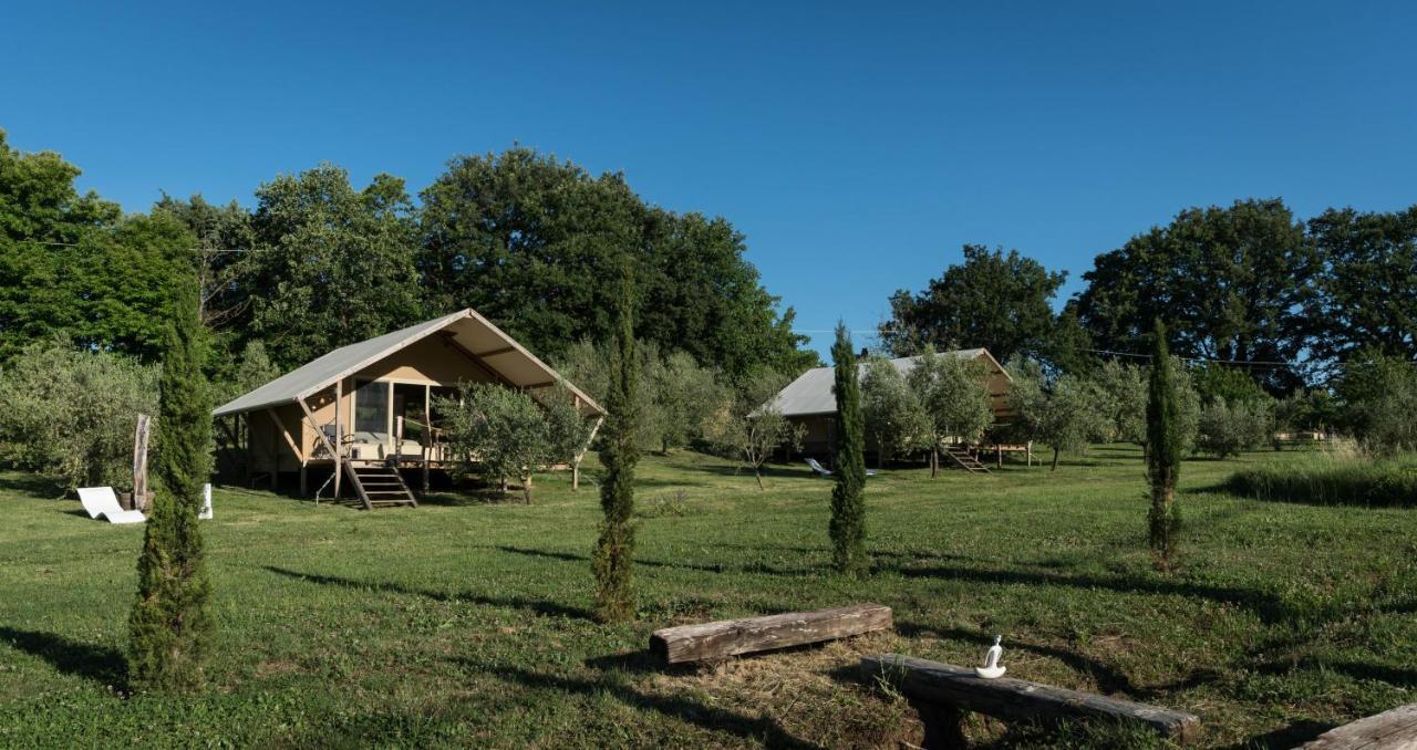 Glamping In Toscana, Luxury Tents In Agriturismo Biologico Sorano  ภายนอก รูปภาพ