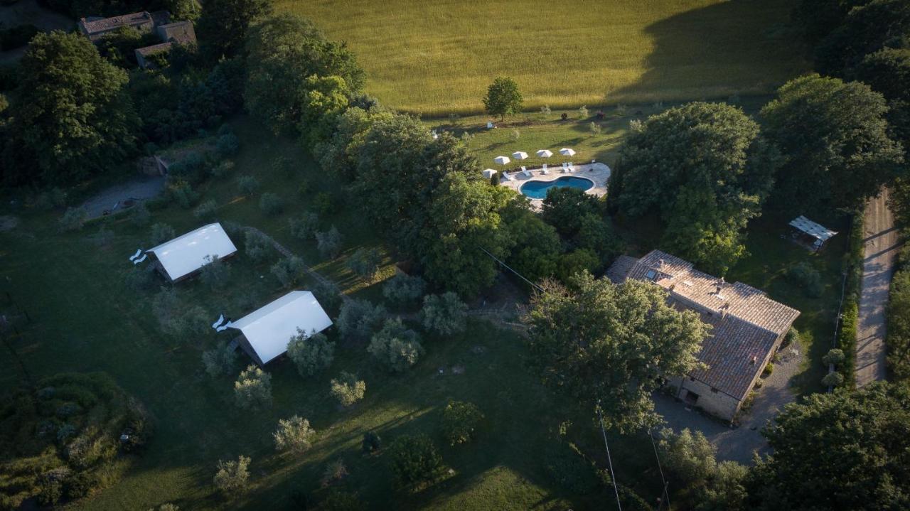 Glamping In Toscana, Luxury Tents In Agriturismo Biologico Sorano  ภายนอก รูปภาพ