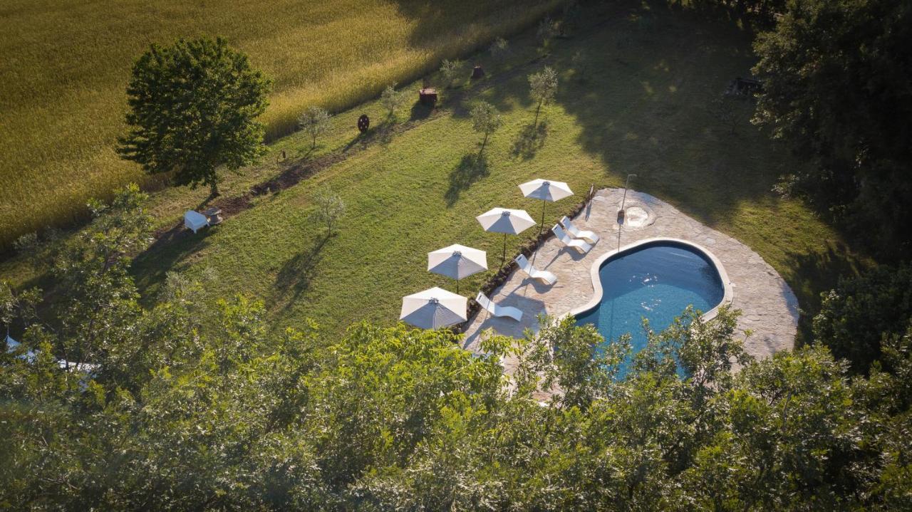 Glamping In Toscana, Luxury Tents In Agriturismo Biologico Sorano  ภายนอก รูปภาพ