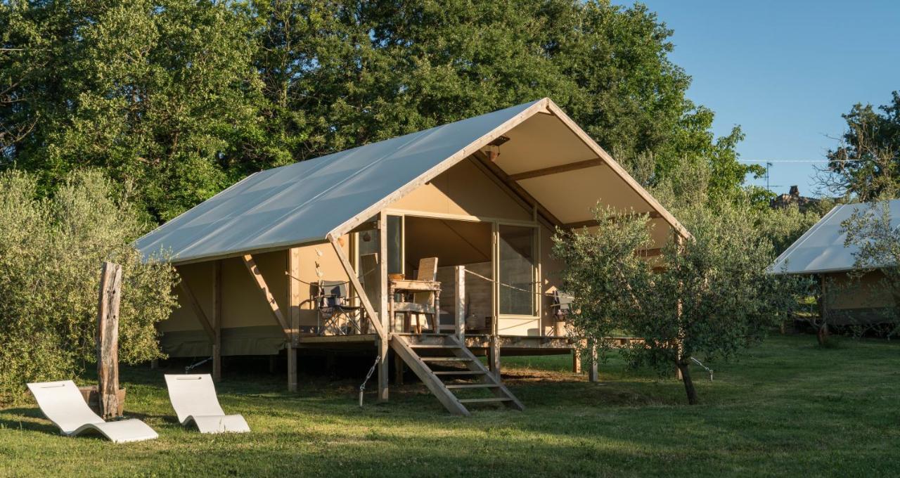 Glamping In Toscana, Luxury Tents In Agriturismo Biologico Sorano  ภายนอก รูปภาพ