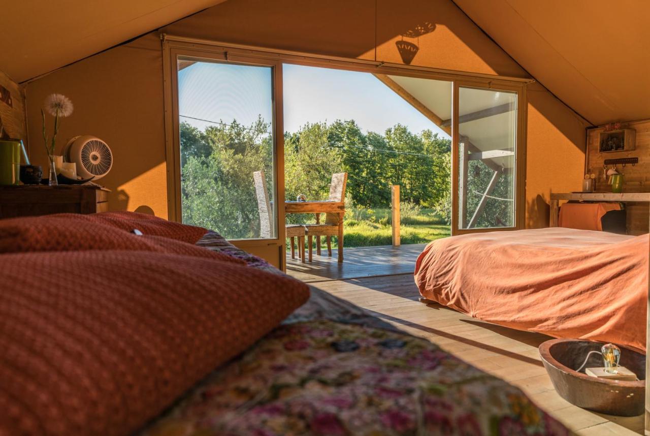 Glamping In Toscana, Luxury Tents In Agriturismo Biologico Sorano  ภายนอก รูปภาพ