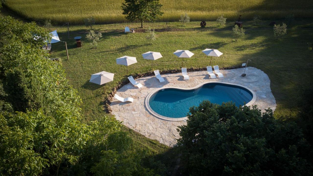 Glamping In Toscana, Luxury Tents In Agriturismo Biologico Sorano  ภายนอก รูปภาพ