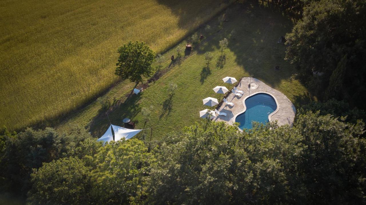 Glamping In Toscana, Luxury Tents In Agriturismo Biologico Sorano  ภายนอก รูปภาพ